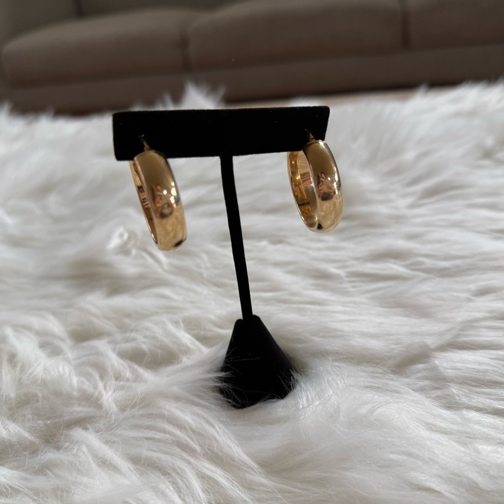 Elegant Gold Hoop Earrings